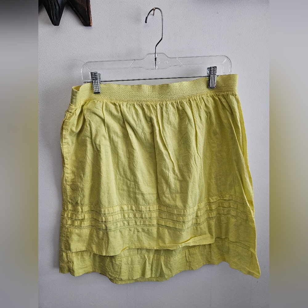Lime Yellow Women's Large Skirt - Picture 5 of 6